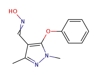 1,3-dimethyl-5-phenoxy-1H-pyrazole-4-carbaldehyde oxime