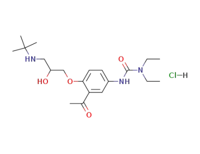 (+/-)-celiprolol hydrochloride