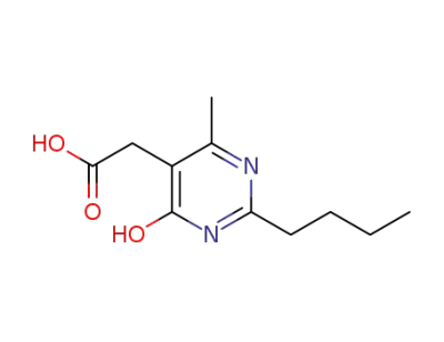 2-(2-n-butyl-4-hydroxy-6-methyl-pyrimidin-5-yl)acetic acid