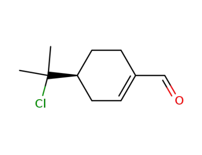 (4S)-4-(1-chloro-1-methylethyl)-1-cyclohexenecarboxaldehyde