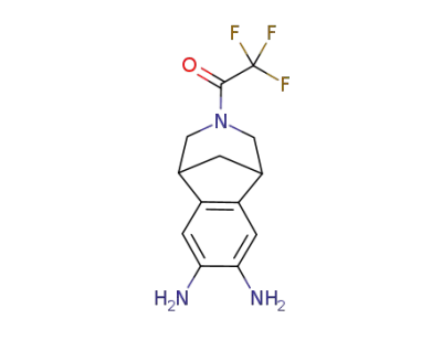 1-(7,8-diamino-4,5-dihydro-1H-1,5-methanobenzo[d]azepin-3(2H)-yl)-2,2,2-trifluoroethanone