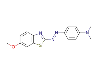 2-[[4-(Dimethylamino)phenyl]azo]-6-methoxybenzothiazole